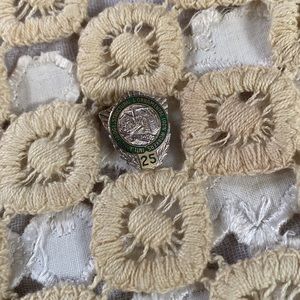 14 K white gold International association bridge  iron workers pin #25